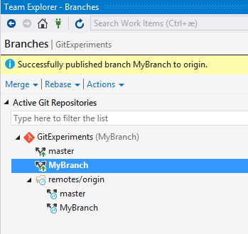 An introduction to branches in Git – Terje Sandstrøm – Visual Studio ...